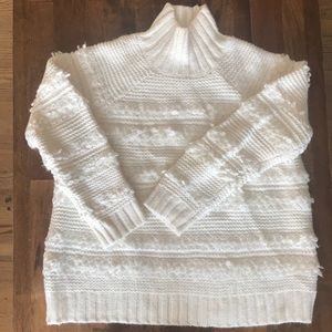 Lou & Grey Cream Sweater, Size M, like new